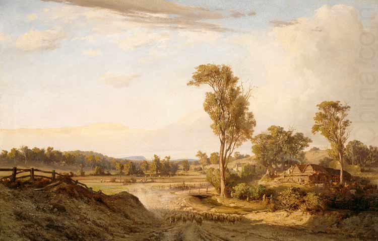Louis Buvelot Summer Afternoon, Templestowe oil painting picture